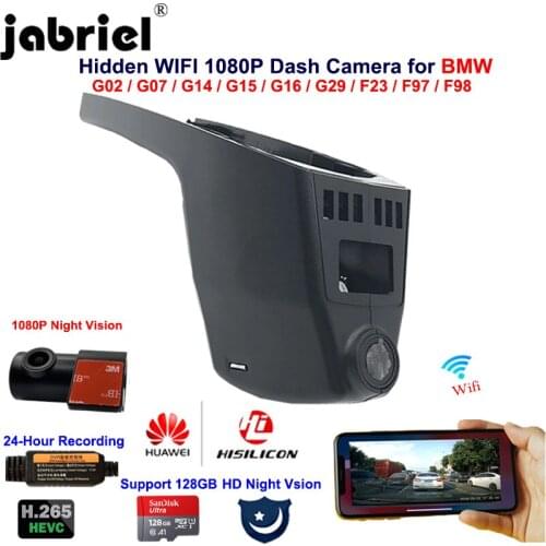 Hidden Wifi 1080P 2K Dash Cam 24H Car Dvr for BMW X4 G02 F98 X4M 8 Series G14 G15 G16 Z4 G29 X7 G07 F23 X3M F97 2018 2019 2020