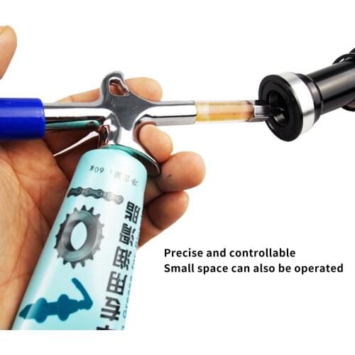 Aluminum Bicycle Lubricant Grease Gun for Mountain MTB Bike Service Tools Bike Accessories Grease Oil Precise Injector Tools