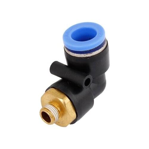Solenoid Valve 2 Way L Designed Joint Pneumatic Quick Fittings 9.5mm x 12mm PL12-01 2PCS