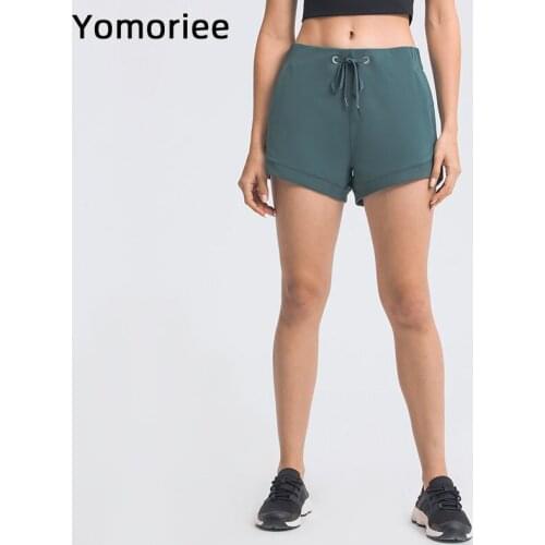 Sports Biker Shorts for Women Ladies Women Casual Running Fitness Two Side Pocket Waist Drawstring Sweat Workout GYM Joggers