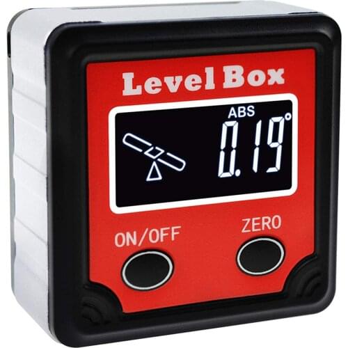 Digital Display Inclinometer Spirit Level Box Protractor Angle Finder Gauge Meter Protractors