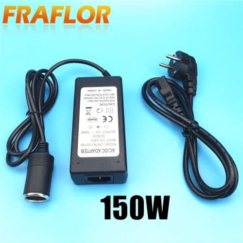 High Quality 150W Automotive Household Car Charger Cigarette Lighter Inverter 220V To 12V Power Adapter Converter