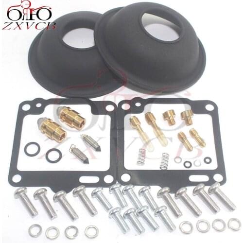 2set for XV750 virago 1988-1998 XV 750 Motorcycle carburetor repair kit plunger diaphragm parts
