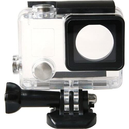 45M Waterproof Protective Case for GoPro Hero 3+/ 4 Transparent Camera Diving GO Pro 3+/ 4 Protective Cover Travel Outdoor
