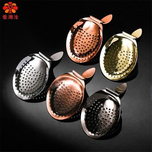Gold Plated, Silver, Strainer,Percolator,Filtrator,European Style Retro Hawthorne Ice Filter,Star, Julip, Clubs,King
