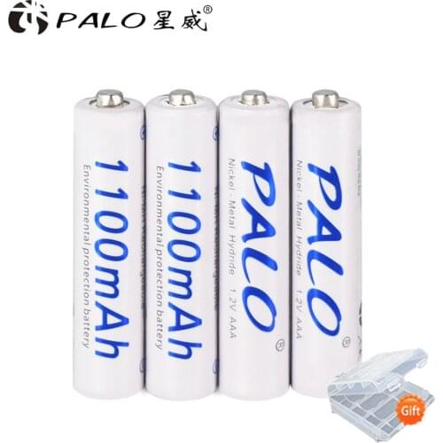 4-8pcs AAA 3A 1100mAh rechargeable battery AAA NI-MH NI MH nimh battery 1.2V 1.2 volt original high capacity current batteries