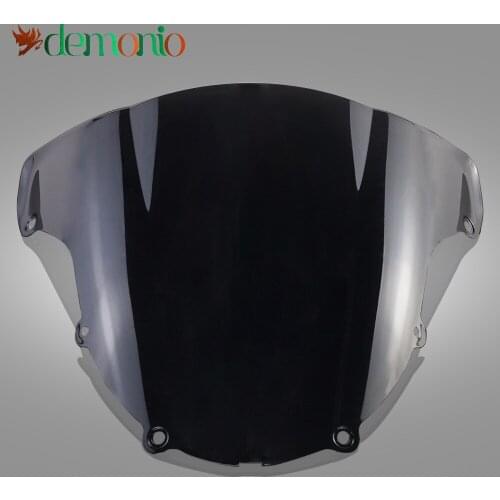 Motorcycle Accessories Windshield Windscreen Fits For KAWASAKI Ninja ZX6R ZX636 2003 2004 ZX 6R 636 ZX-6R ZX-636 Black Clear 03