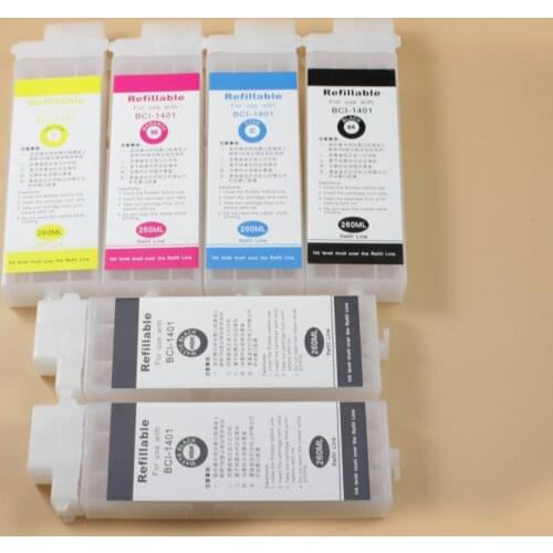 Fast shipping !!! 12 pcs/lot 260ml Empty refillable ink cartridge for Canon IPF 5100 6100 printer with PFI 103 chip