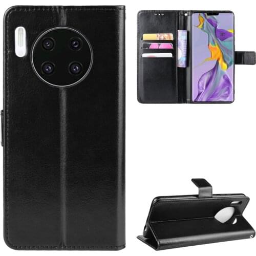 For Huawei Mate 30 Case Luxury Flip PU Leather Wallet Lanyard Stand ShockProof Case For Huawei Mate 30 Pro Mate30 Phone Bag