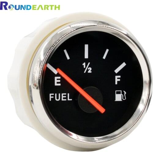 Round Earth 52MM Auto Car Gauge Ship Boat Tractor Water Oil Fuel Level Meter Sensor Liquid Tank Fuel Level Indicator 100/300mm