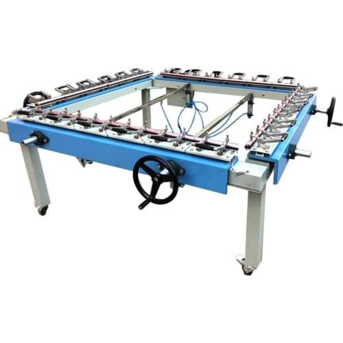 Mechanical Wire Drawing Machine Silk Screen Screen Stretching Machine Precision Pneumatic Easy Operation Wire Drawing Machine