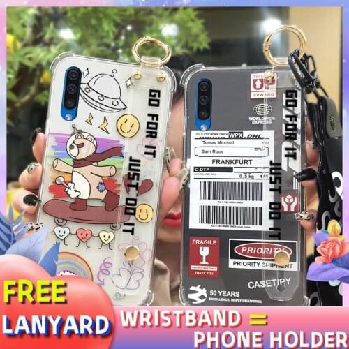 Cute For men Phone Case For Samsung Galaxy A50 For Girls Anti-knock Soft For Boy Glitter Anti-dust