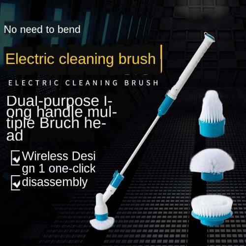 Multi-Function Wireless Charging Electric Bathroom Brush Bathroom Tile Gap Corner Cleaning Brush Floor Washing Brush