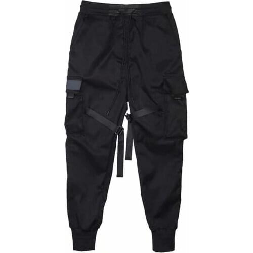 Male Sports Trousers Tactical Streetwear For Boys Jogging Black Cargo Pants Men Joggers Harajuku 2021 Spring Mens Clothing