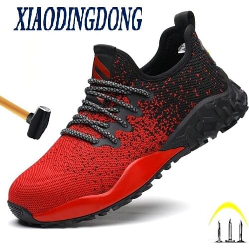 Safety Shoes Men women Puncture-Proof Work Sneakers Men Steel Toe Shoes Work Boots Indestructible Safety Boots Male Shoes