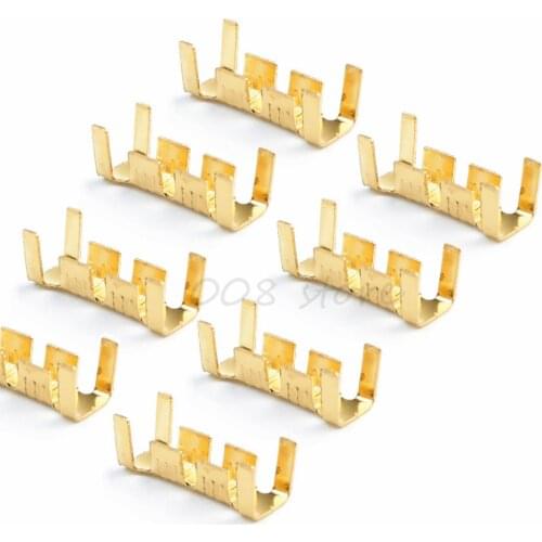 NEW 50pcs/100pcs 453/453C U-shaped terminal tab cold inserts connectors cold terminal small teeth fascia terminal,2.5-4mm2