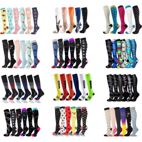 New Unisex Compression Socks Set Dropship Wholesale Soccer Sport Socks Pack Outdoor Sport Nursing Hiking Running Fitness Socks