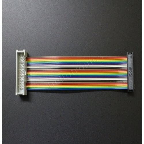 Wholesale 100 Pcs/Lot 10cm Raspberry Pi Model A/B GPIO Flat Ribbon Extension Cable Wires