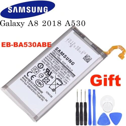 Samsung Original Battery for Samsung Galaxy Galaxy A8 2018 (A530) A530 SM-A530F 3000 mAh EB-BA530ABE Phone Replacement Batteries