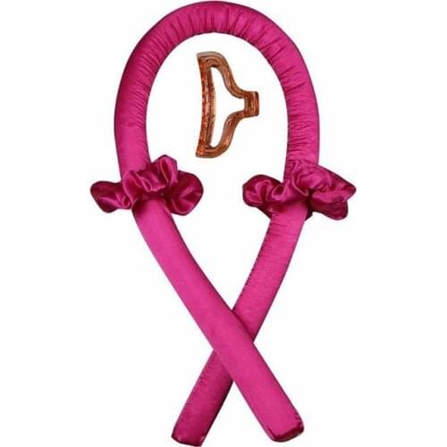 4pcs Slik Satin Heatless Hair Curler Rod Headband For Women Hair Wrap Curling Ribbon Girls Scrunchies Headwear Hair Accessories