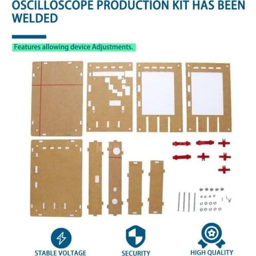 Portable Acrylic Case Box Shell For DSO138 2.4" Thin Film Transistor Oscilloscope Kit DIY Making Electronic Diagnostic Tool