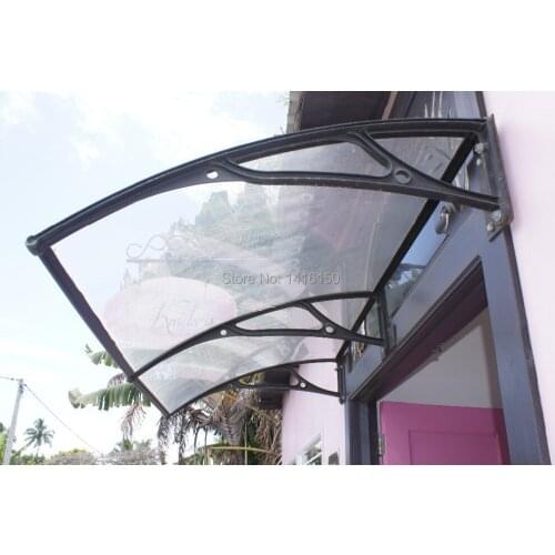 DS100200-A,100X200cm,39.37" x78.74".professional aluminum bracket door shelters,polycarbonate door shelters
