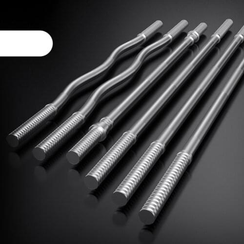 Barbell Pole Fitness Household Gym Dumbbell Pole Squatting Weightlifting Hard Push Bending Pole Combination General Equipment