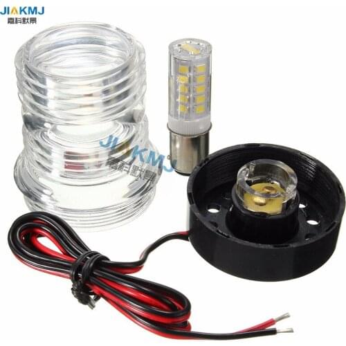 Yacht signal Light DC12V 2.5W 13 SMD 5050 LED Marine Boat Navigation Anchor Light Round 360 Degree Waterproof anchor lights