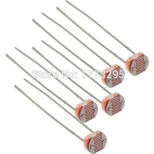 20pcs/lot GL5516 5516 Light Dependent Resistor LDR 5MM Photoresistor Free Shipping