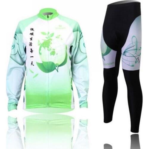 Xintown Womens Cycling Jersey Sets Autumn Long Sleeve mtb Bicycle Cycling Clothing Maillot Ciclismo Sport Bike Jersey Clothes