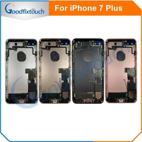 For iPhone 7 Plus 7P Back Cover Battery Door Housing Rear Cover Assembly Battery Housing 7Plus With Flex Cable Replacement Parts