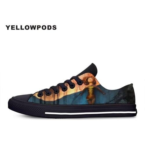 Flats Classic Canvas Shoes Hot Beautiful Vogue Handiness Funny Movie The Croods Women Woman Black Flats Casual Fashion Shoes