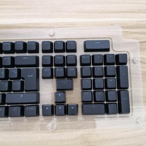 104 Keycaps Russian Translucent Backlight Keycaps For Cherry MX Keyboard Switch