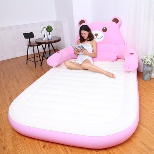 2 Person 150*230CM Folding Double Outdoor Home Use Inflatable Cushion Inflatable Bed Air Bed Air Mattress With Backrest