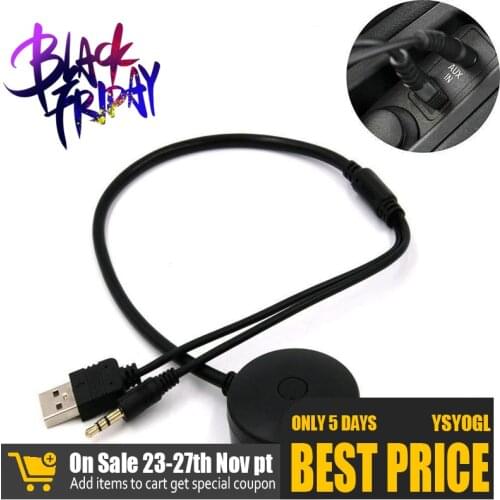 3.5mm Jack AUX USB Interface Bluetooth Module Receiver Cable Adapter for BMW Mini Cooper Car Wireless Audio Input
