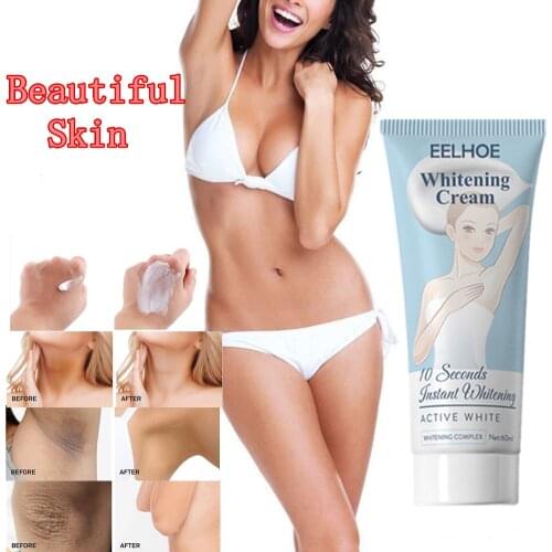 60Ml Brightening Cream Concealer Body Whitening Cream Joints Knees Ankles Brightening Armpit Privates Dark Spots Whitening Black