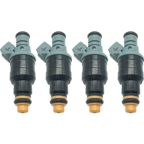 4Pcs Car Fuel injector for Volvo 740 940 2.3L I4, 1989-1993 OEM 0280150989