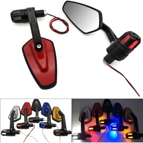 For BMW K1200S k 1200 r K1200 S K1300S/R/GT K1600GT/GTL Motorcycle retrovisor Mirrors accessories With LED Turn signal Light
