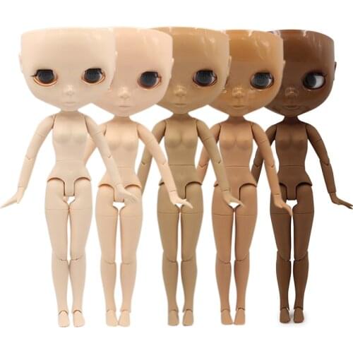 DBS icy blyth doll joint body bjd toy without scalp dome naked doll for DIY cutom doll