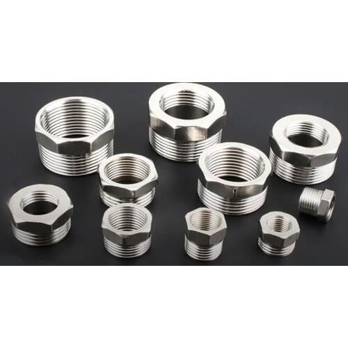 304 stainless steel make up Adapter fitting pipe fittings 1/4'' 1/2'' DN8 DN10 DN15 DN20