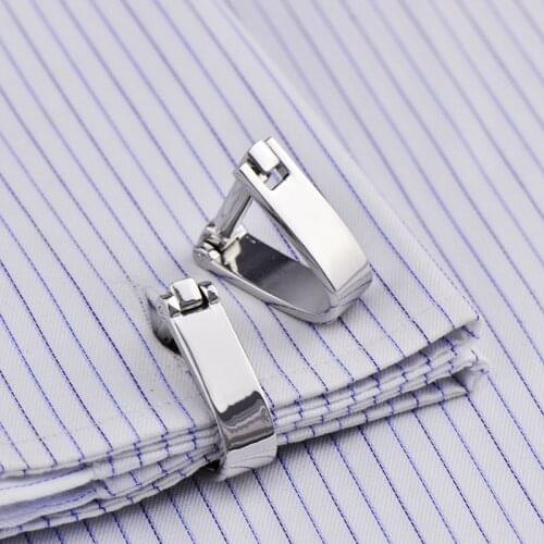 Metal Bow Chain Cufflinks Quality Creative Novelty Mens Suits French Shirt Business Wedding Cuff Links Trendy Classic