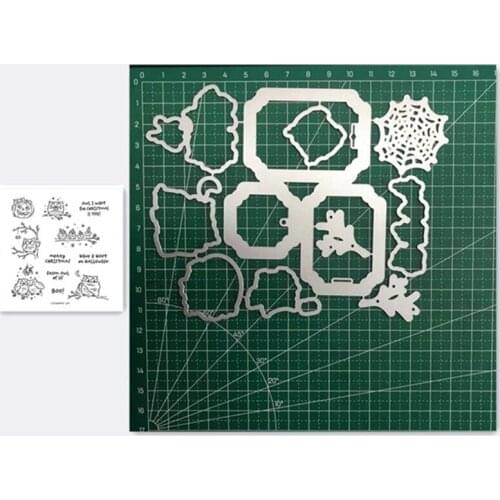 Owl Metal Cutting Dies and Stamps Stencils For DIY Scrapbooking Photo Album Decor Die Cut Embossing Paper Card