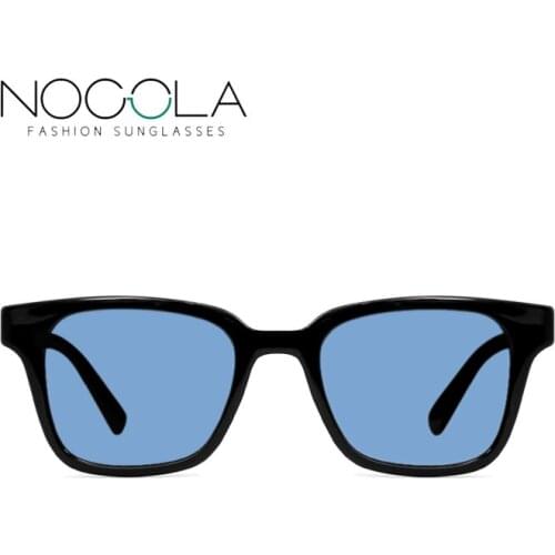 High Quality Black Acetate Vintage Male Square Sun Glasses Sunglasses For Men 94712B