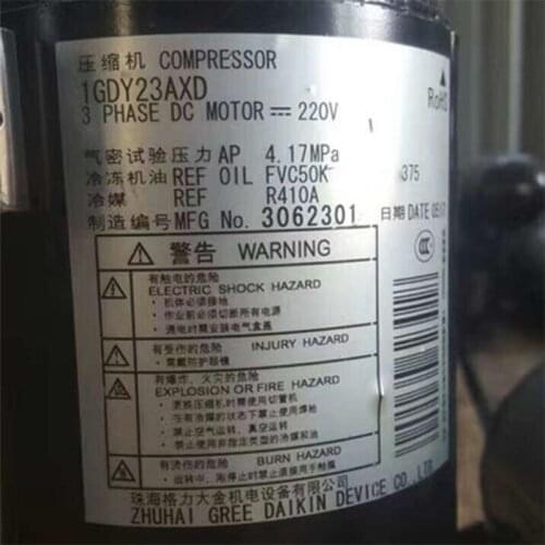 Original brand new For daikin inverter air conditioner compressor 1GDY23AXD 1GDY25AXD