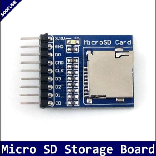 Micro SD Storage Board Memory Micro SD Module Development Board Supports SDIO SPI Interfaces