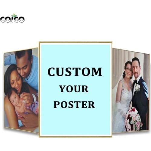 Custom Canvas Print Poster with Frame Large Size Your Photo Oil Painting on Canvas Wall Art Decor Picture for Living Room Home