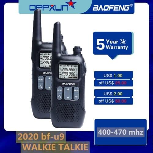 Baofeng BF-U9 / R8 5W walkie-talkie UHF 400-470MHz CB radio portable walkie-talkie ham radio Two way car radio long range