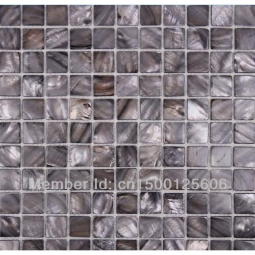 Grey color mother of pearl mosaic tiles,kitchen backsplash, bathroom wall shell mosaic tiles free shipping