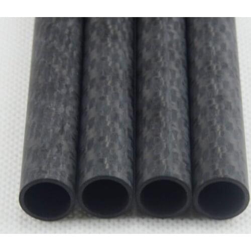 3K Carbon Fiber Tube Diameter 25*23 mm Length from 75mm to 520mm Motor Arm Tube Tail Tube for RC Multicopter Airplane