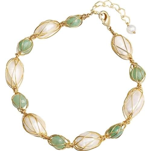 High Quality Strand Female Bracelet Jewelry Fashion Elegant Handmade Natural Pearl Bracelets For Women Gift Drop Shipping